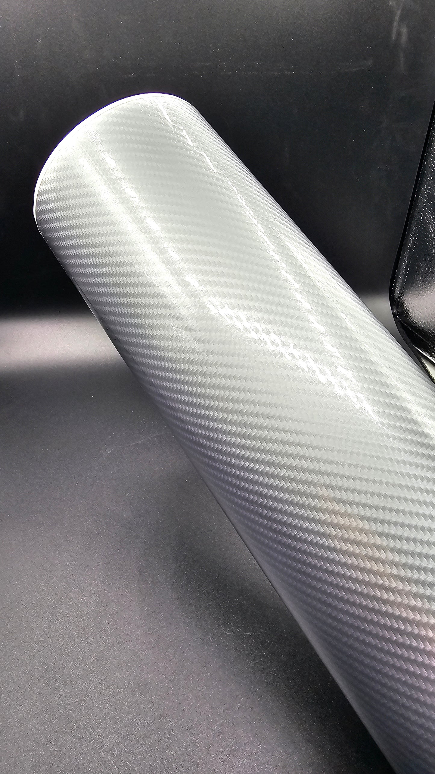 Carbon 7D . silver . 1.50×18m